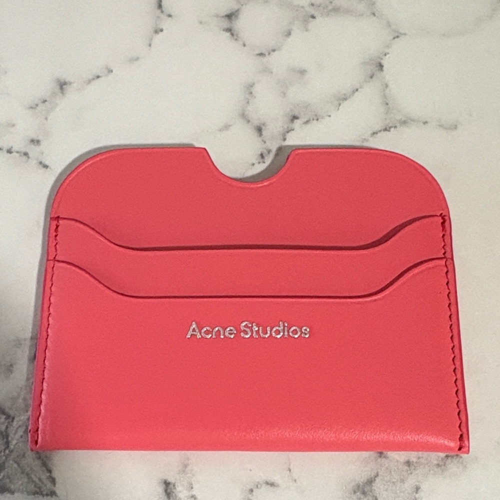 Acne Studios Pink Card Holder